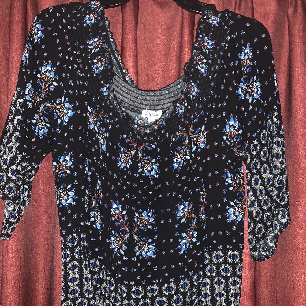 Off the shoulder floral top